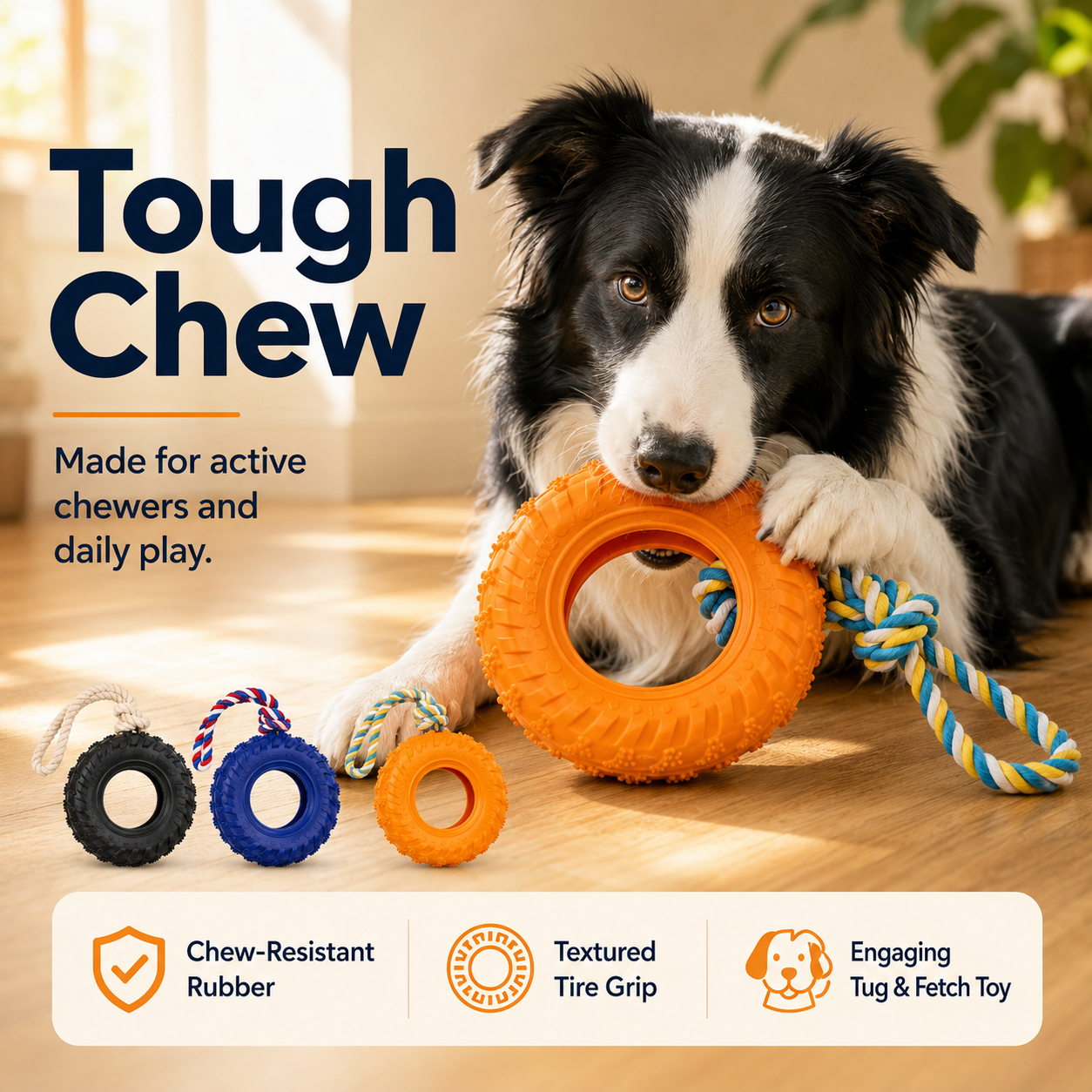 Rubber Tire Chew Toy