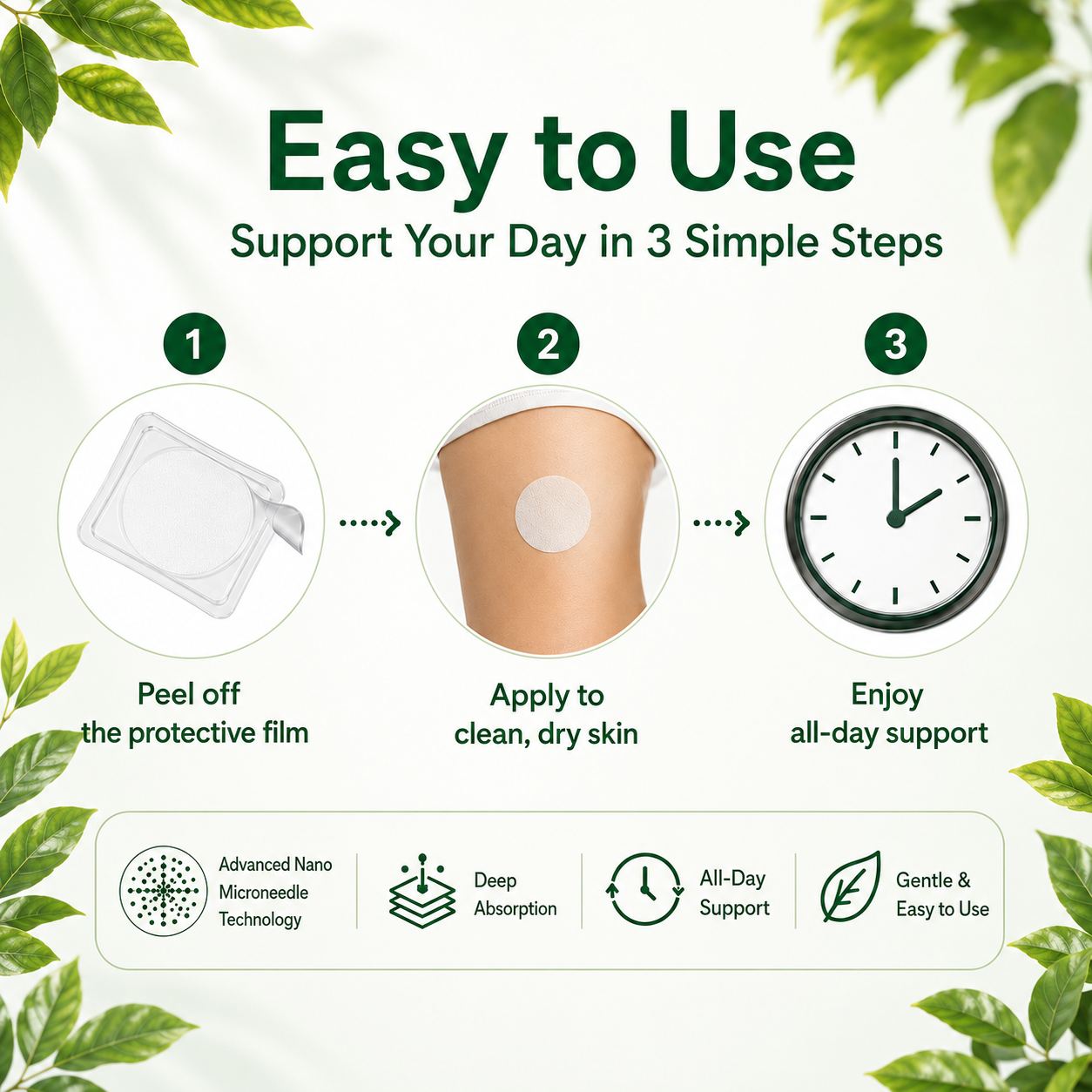 Velmirax® Moringa Berberine 10-IN-1 Advanced Nano Microneedle Patch