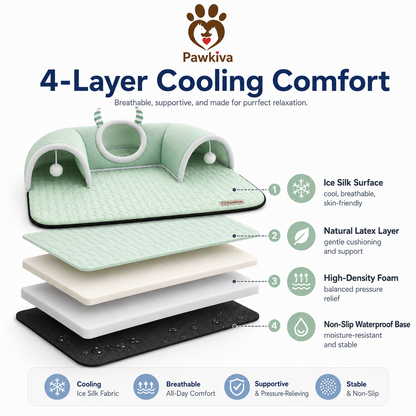 Breathable Cat Tunnel Bed