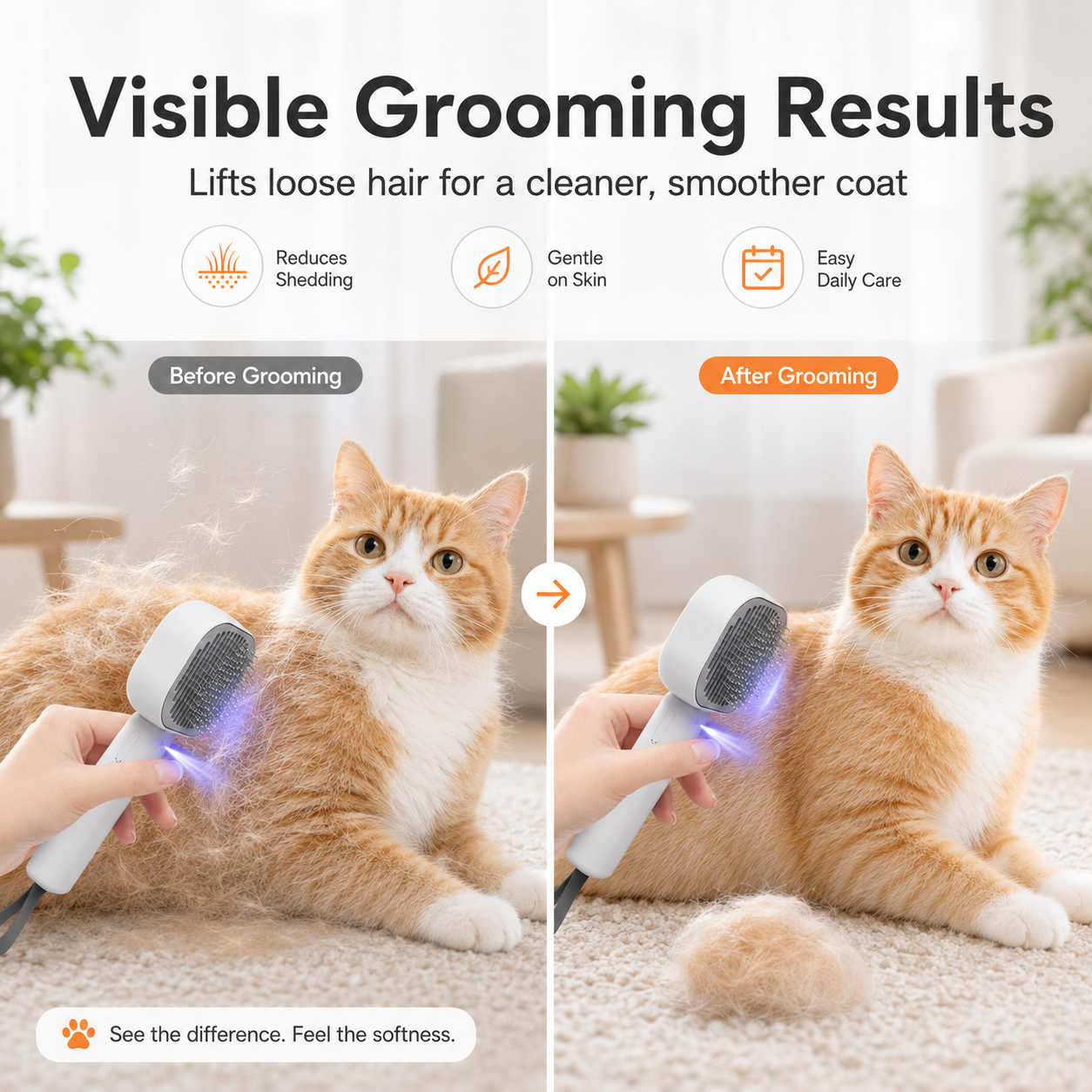 Steam Spray Pet Brush