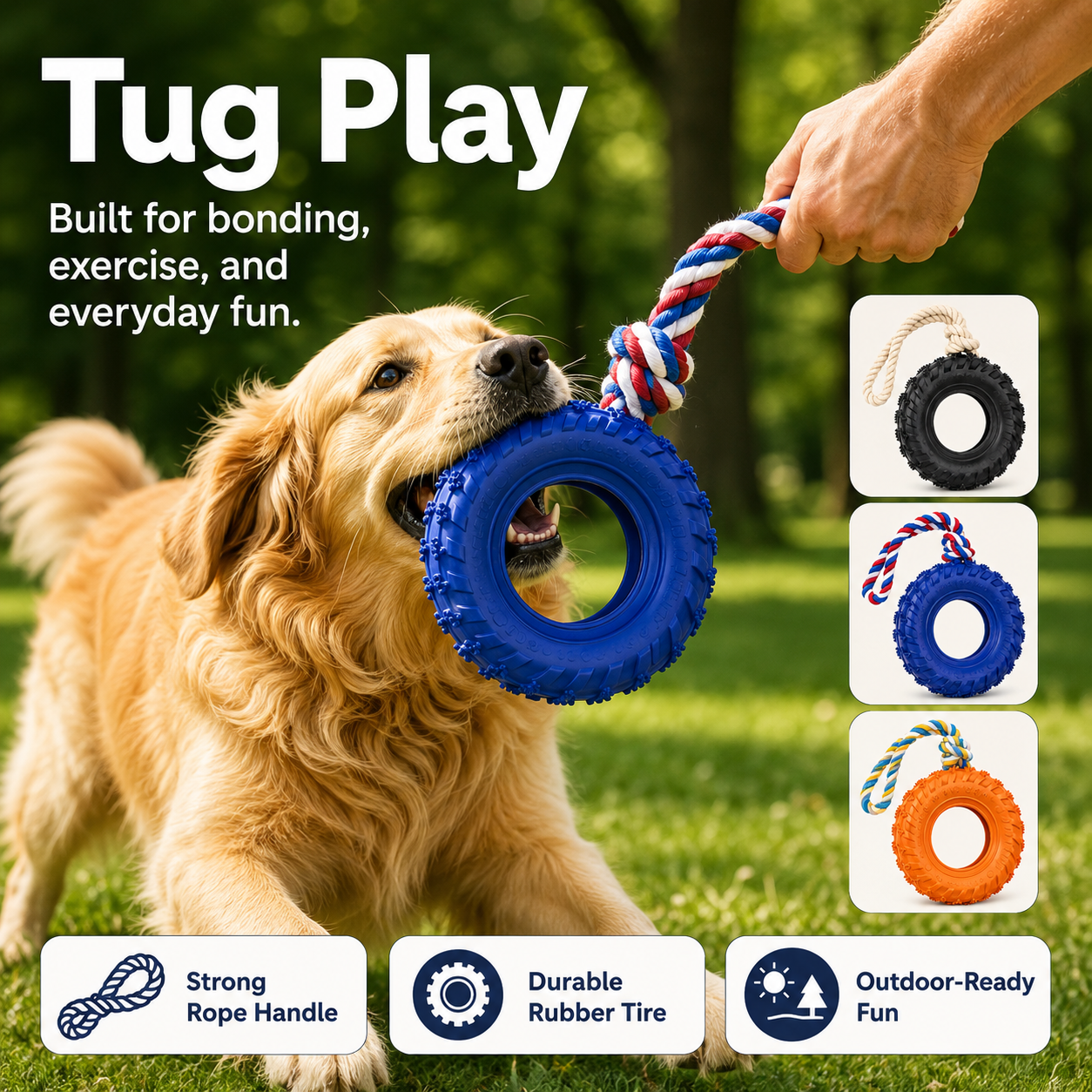 Rubber Tire Chew Toy