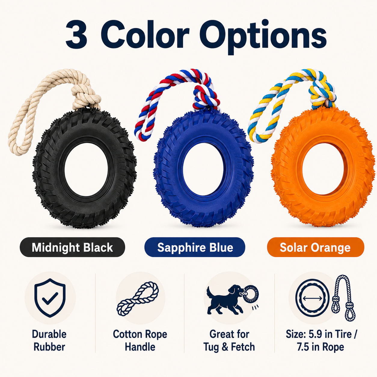 Rubber Tire Chew Toy