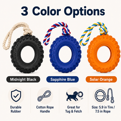 Rubber Tire Chew Toy