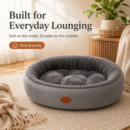Warm Oval Pet Bed