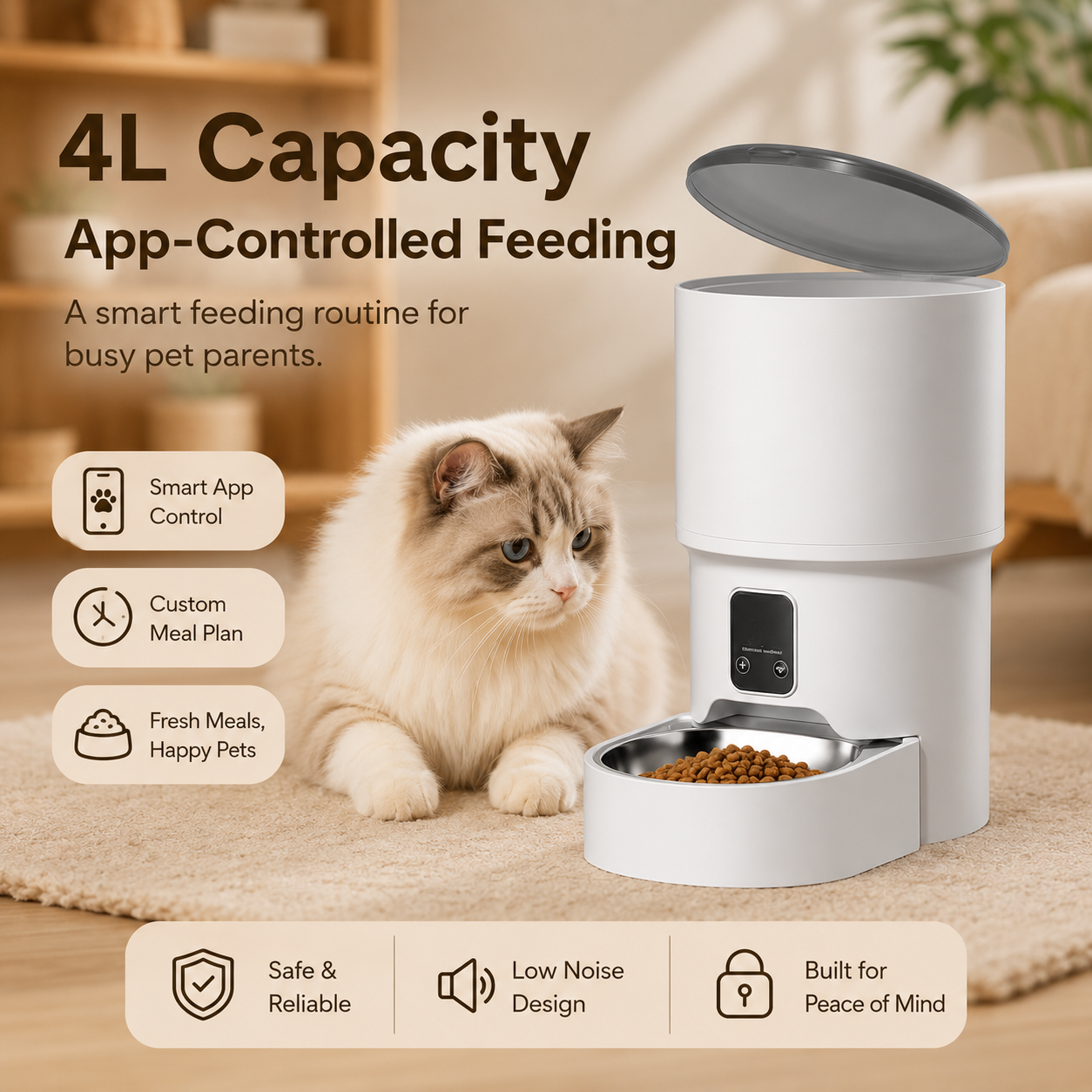 Smart WiFi Pet Feeder