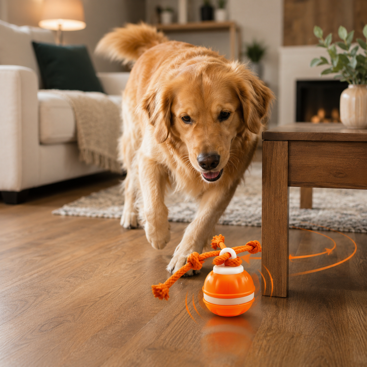 Smart Rolling Tug Toy