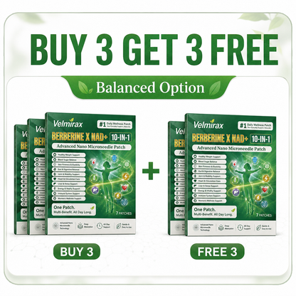 Velmirax® Moringa Berberine 10-IN-1 Advanced Nano Microneedle Patch