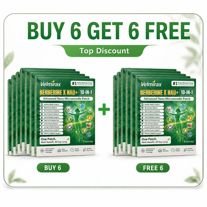 Velmirax® Moringa Berberine 10-IN-1 Advanced Nano Microneedle Patch