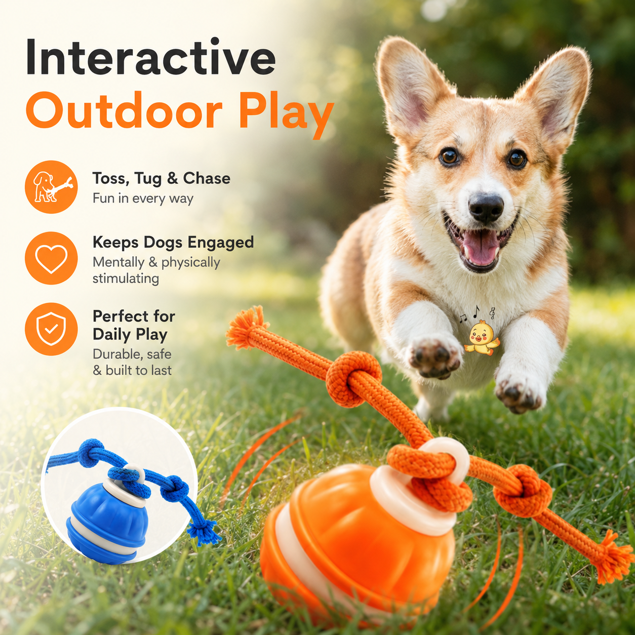Smart Rolling Tug Toy