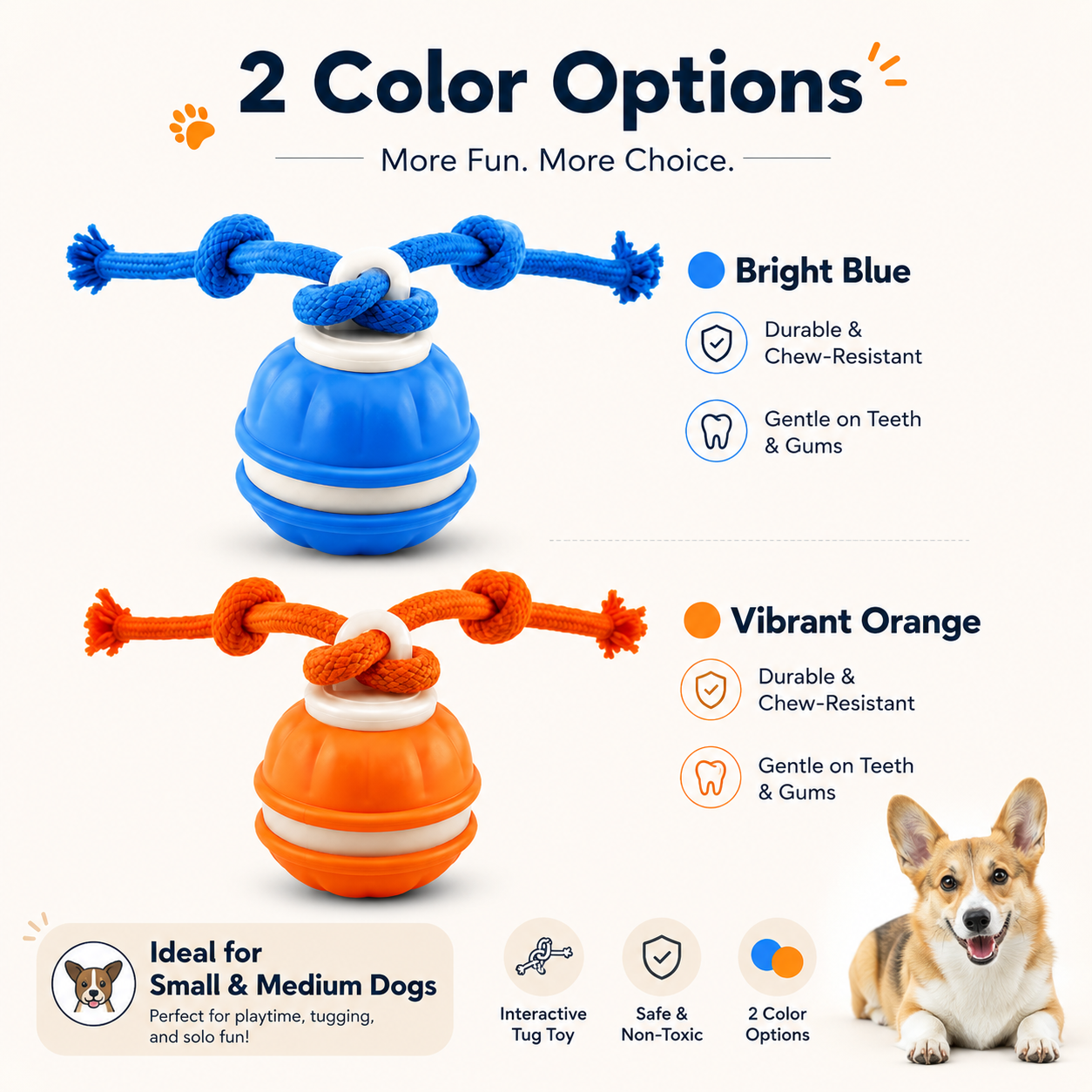Smart Rolling Tug Toy