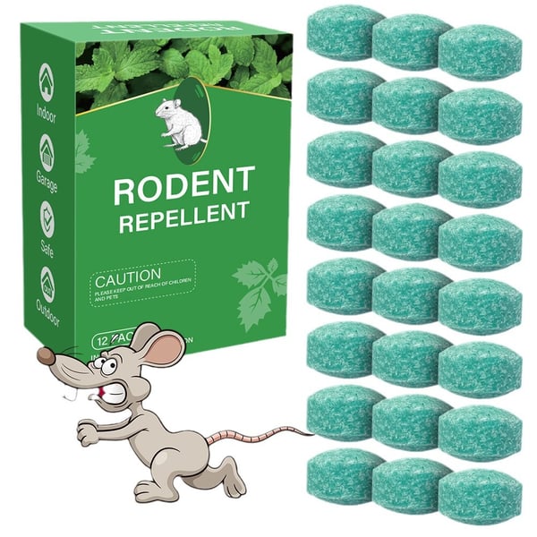 12 Pack Peppermint Pest Repellent Balls - Mice Rats Spiders Gone! ✅