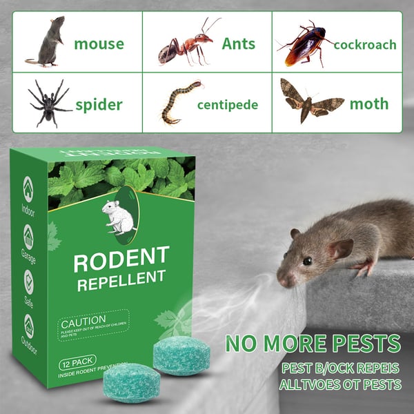 12 Pack Peppermint Pest Repellent Balls - Mice Rats Spiders Gone! ✅