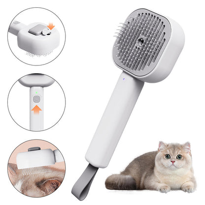 Steam Spray Pet Brush