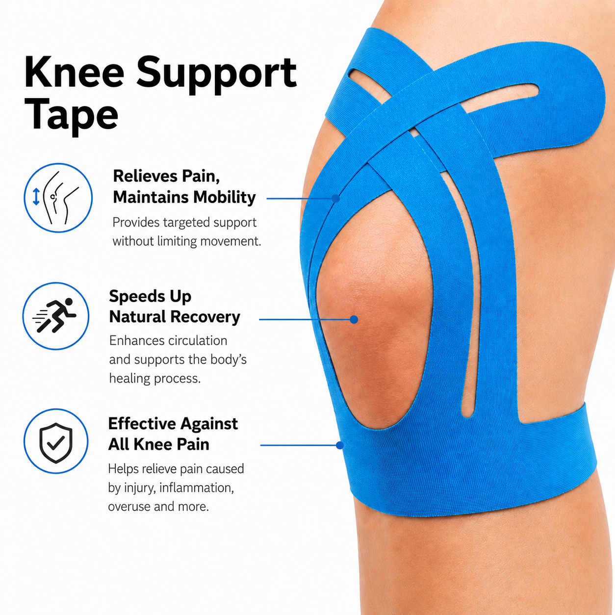 🔥Pre-Cut Kinesiology Tape(4 pcs)