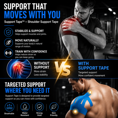 🔥Pre-Cut Kinesiology Tape(4 pcs)